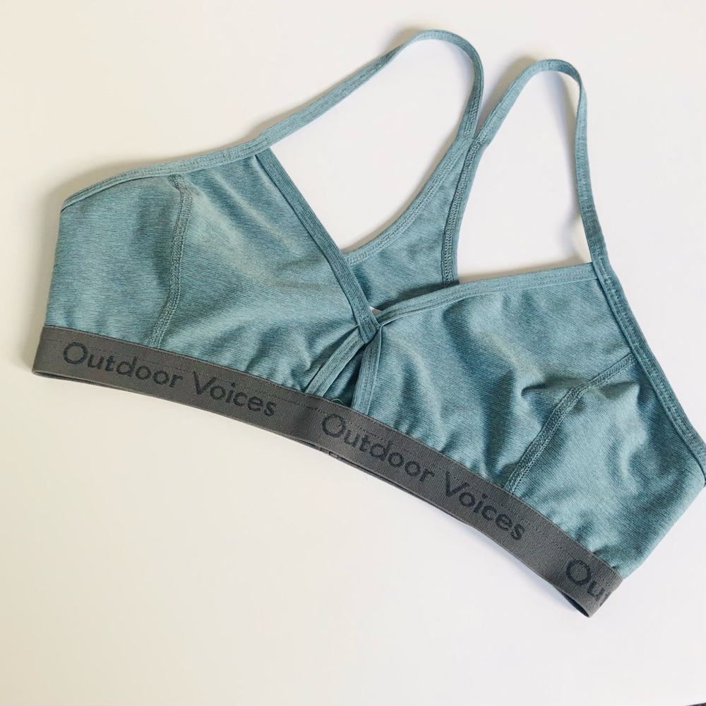 Outdoor Voices Blue Bra